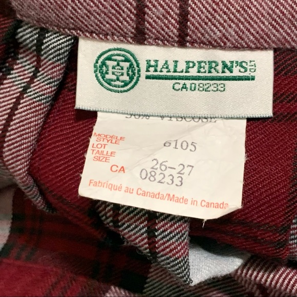 Halpern Canada Made Vintage  Mini  Kilt Y2k Skirt - Picture 7 of 9